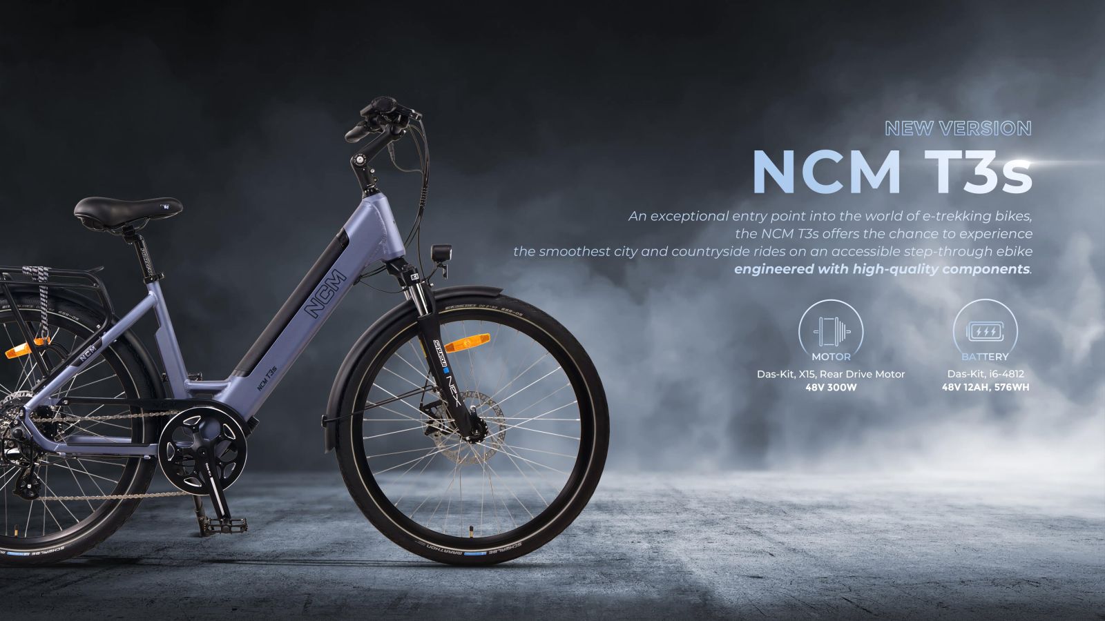 NCM T3s Step Thru Electric Bike