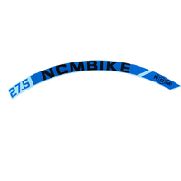 NCM Bikes rim sticker 27.5 inch Moscow [Blue]
