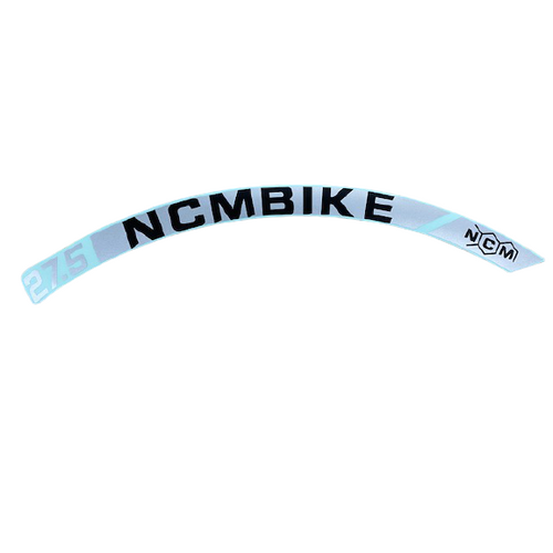 NCM Bikes rim sticker 27.5 inch Prague [White]