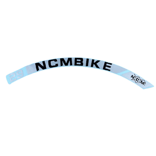 NCM Bikes rim sticker 29 inch Prague [White]