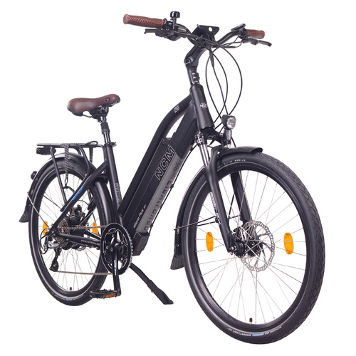 NCM Milano Plus Trekking E-Bike, City-Bike, 48V 16Ah 60Nm,768Wh Battery [Black 26]