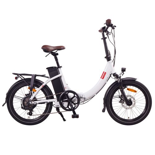 FOO F1 Folding Electric Bike, 300W-500W, 48V 13Ah, 624WH Battery [Matt White]