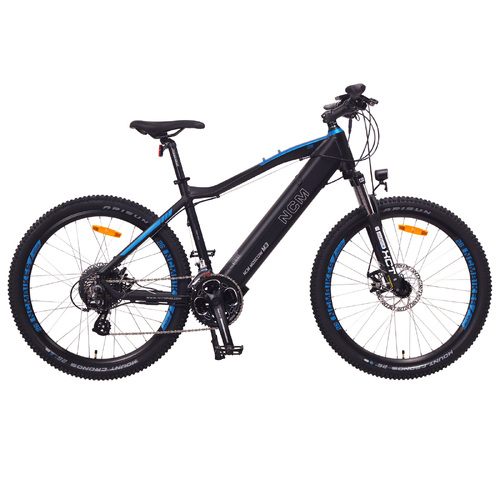 NCM M3 Electric Mountain Bike, E-Bike, 300W, E-MTB, 48V 12Ah, 576Wh Battery [Black 26]