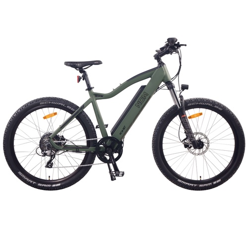 NCM M7 Electric Mountain Bike, E-MTB, 300W, 48V 19Ah 912Wh Battery [Army Green 27.5]