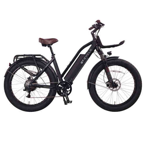 ET.Cycle T1000 Fat Tyre E-Bike, 48V 21 Ah, 1008Wh, Hydraulic Brakes [Matt Black]